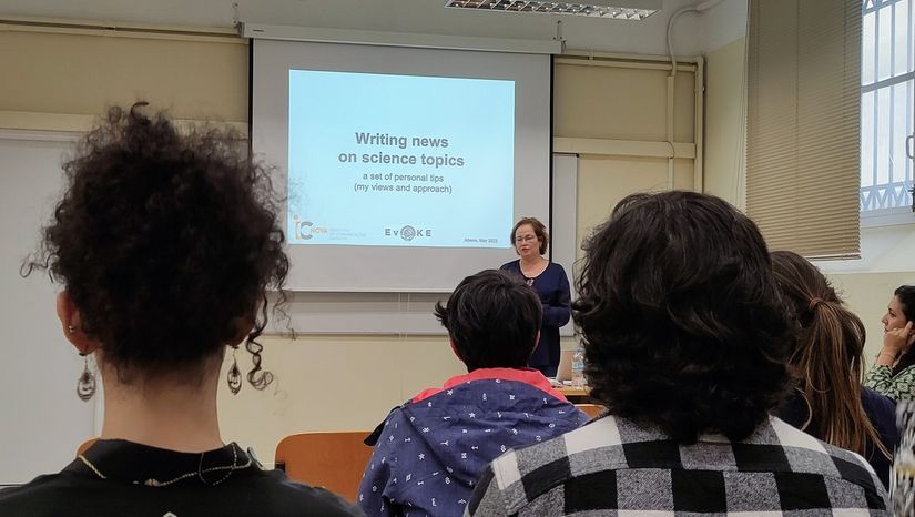 Workshop στην "Επικοινωνία της Επιστήμης" από τη Dr. Rita Ponce
